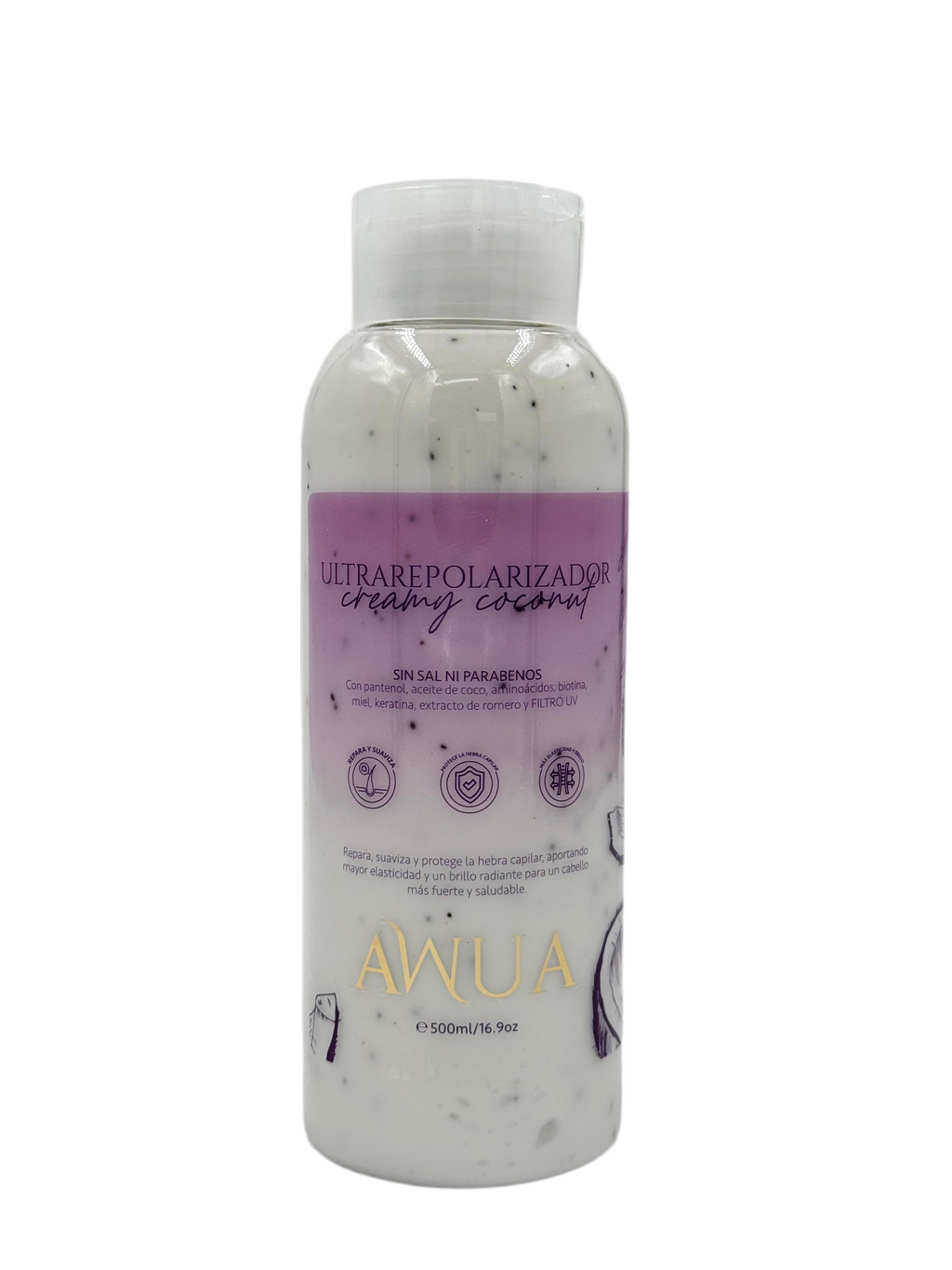 Ultrarepolarizador Tratamiento Capilar Creamy Coconut AWUA 500 ml
