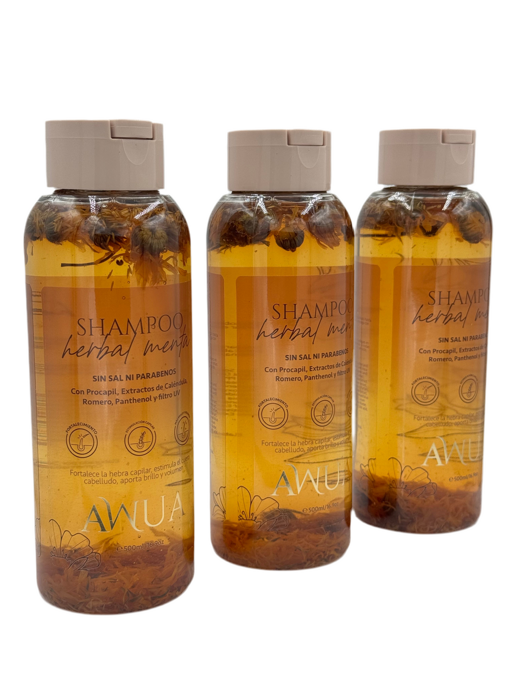 Shampoo Herbal Menta Capilar AWUA 500ml