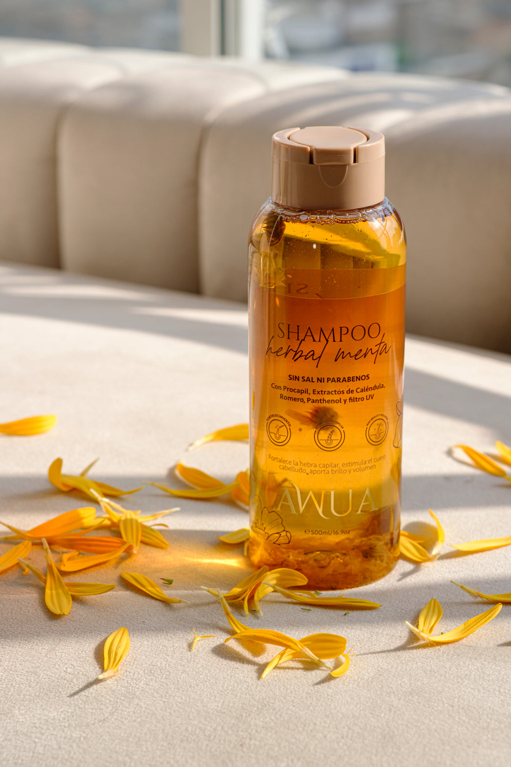 Shampoo Herbal Menta Capilar AWUA 500ml