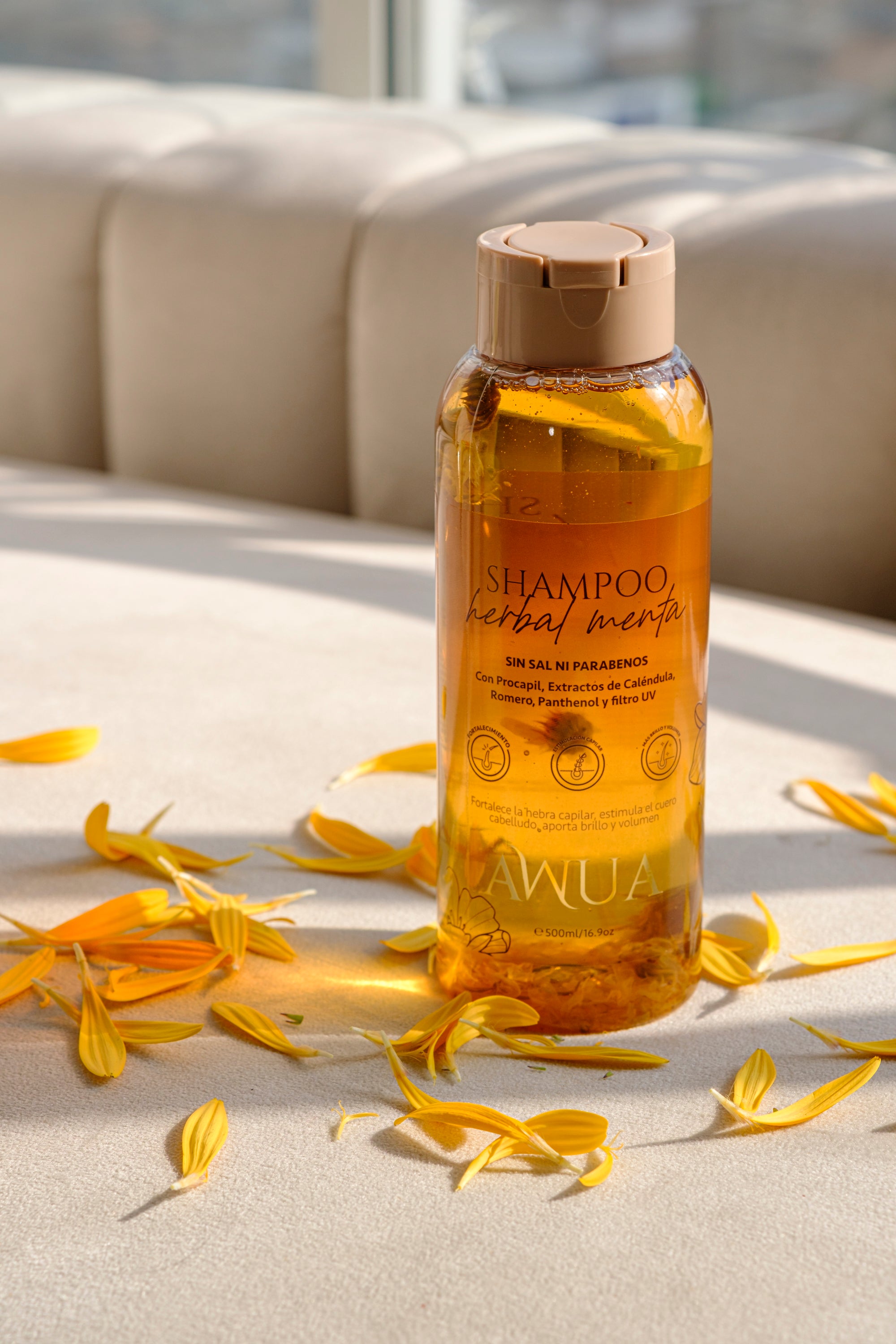 Shampoo Herbal Menta Capilar AWUA 500ml