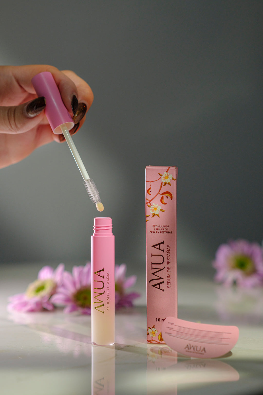 Serum estimulador Crecimiento Pestañas y Cejas 10 ml Awua
