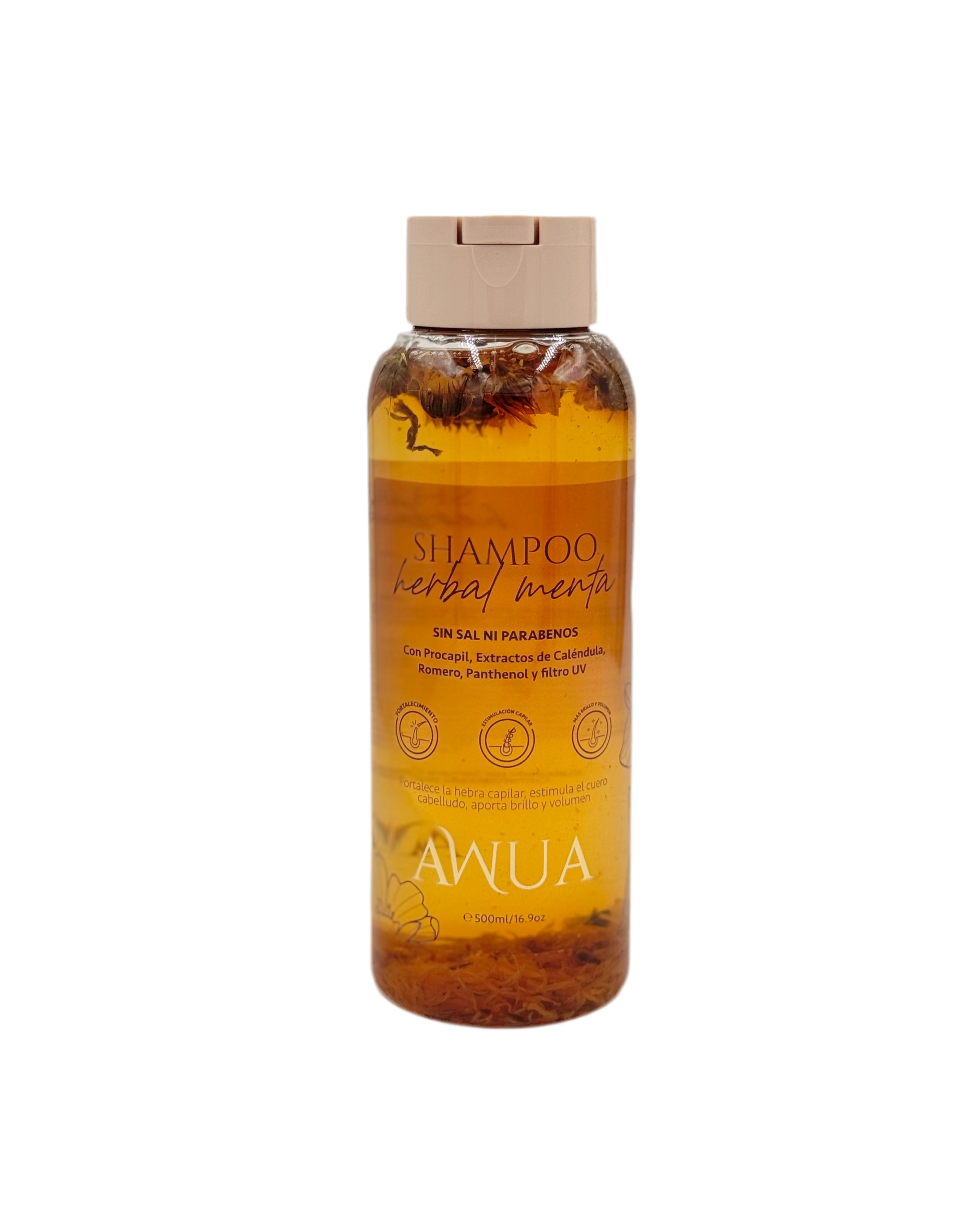 Shampoo Herbal Menta Capilar AWUA 500ml