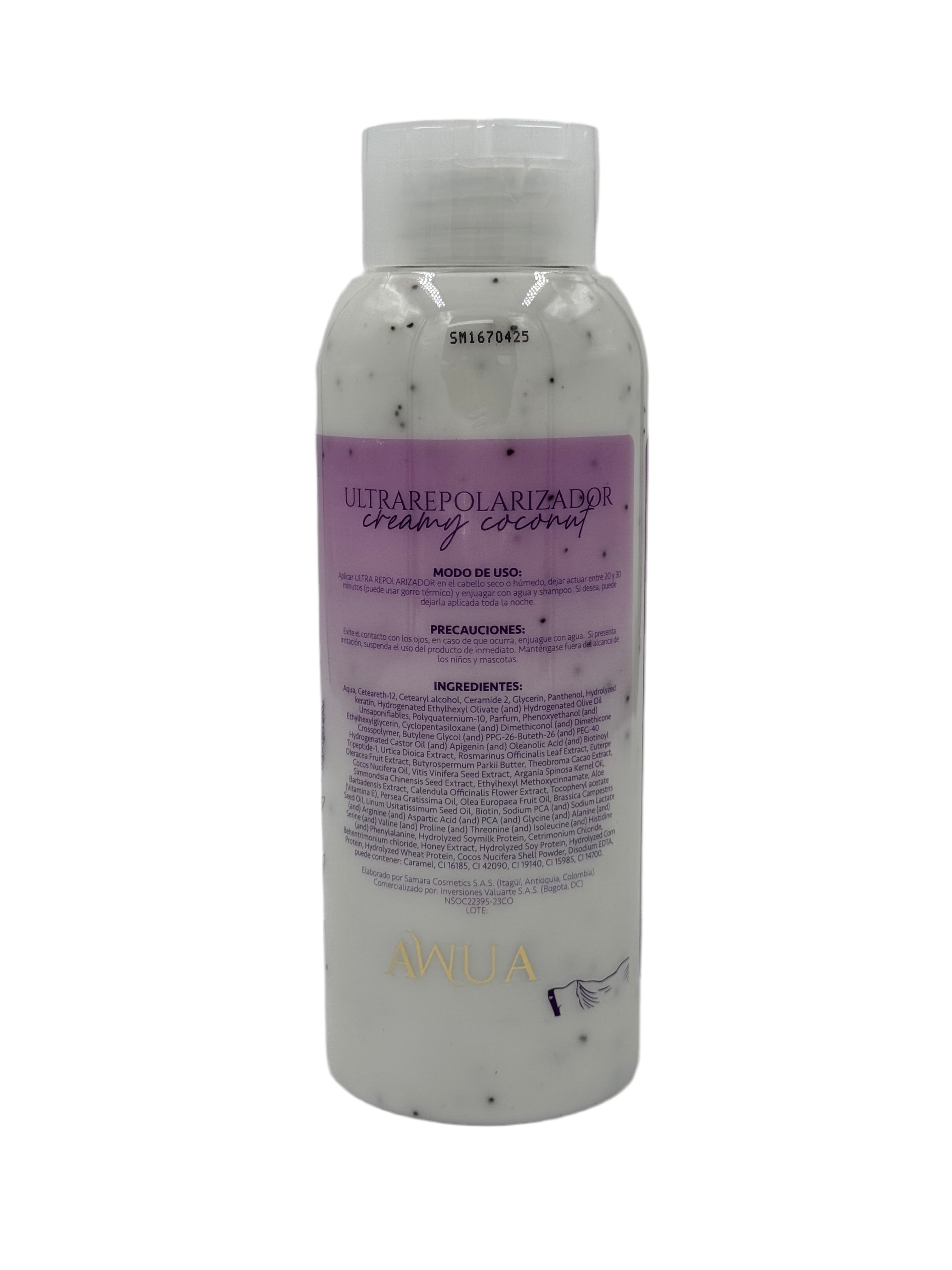 Ultrarepolarizador Tratamiento Capilar Creamy Coconut AWUA 500 ml