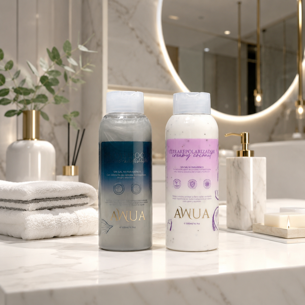 Kit Detox y Reparación para Cabello Graso AWUA