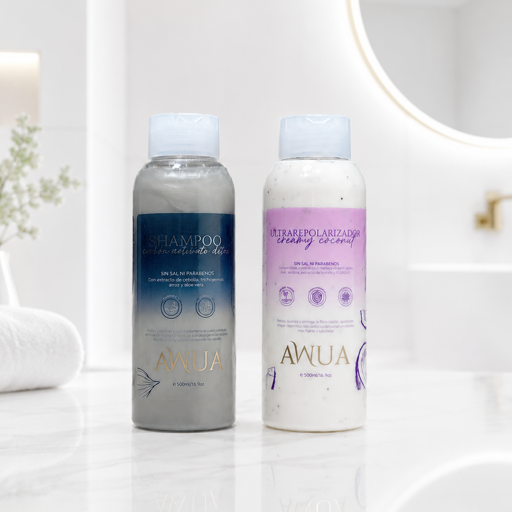 Kit Detox y Reparación para Cabello Graso AWUA